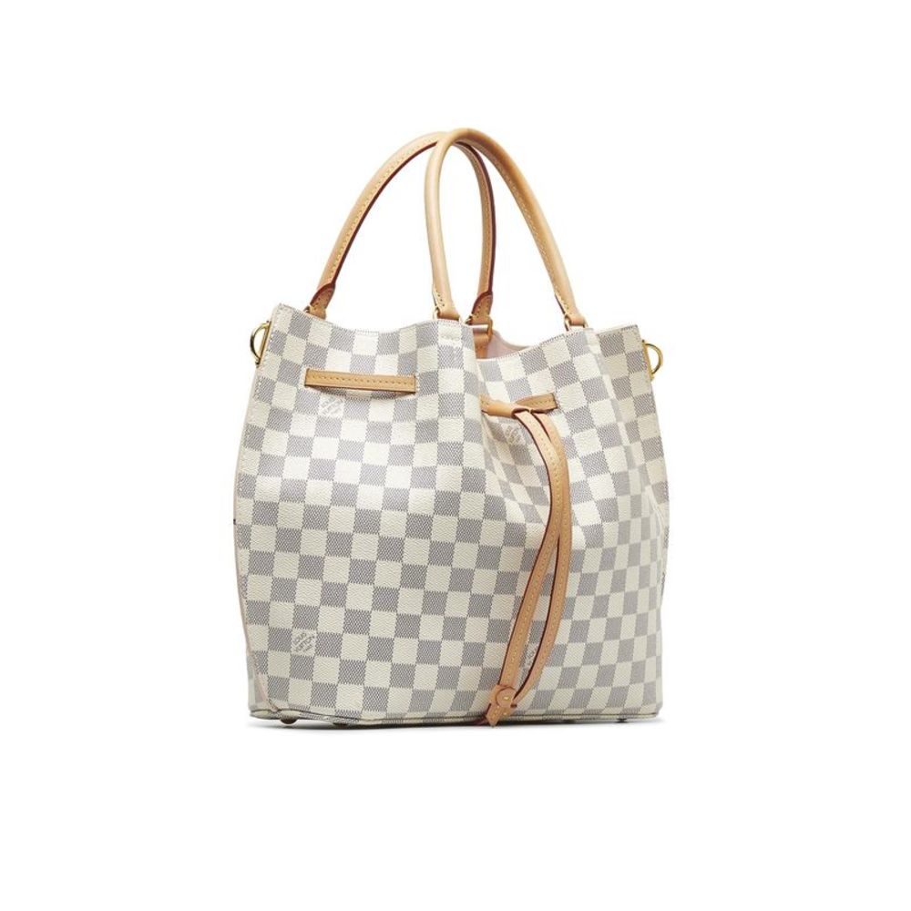Louis Vuitton Damier Azur Drawstring Bag - Picture 2 of 8